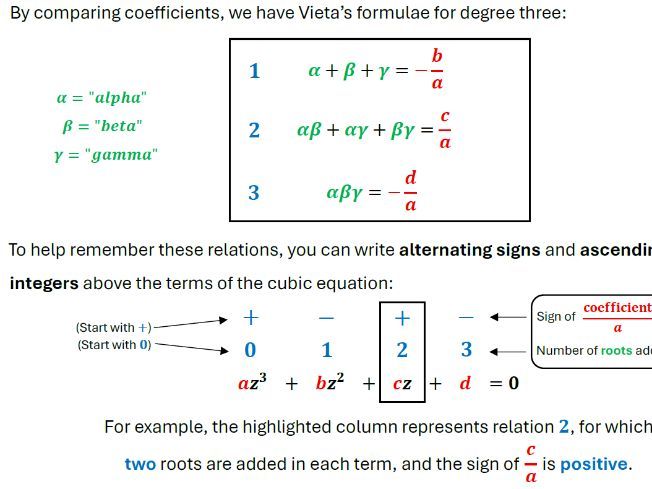 Roots of Polynomials - FC1.4 Booklet