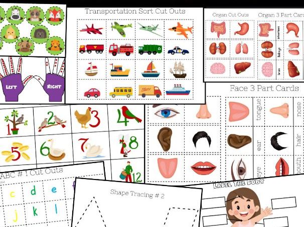 Busy Binder bundle,lesson plan template,morning work binders special education