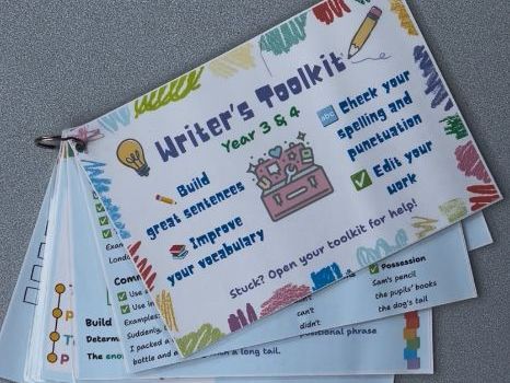 Year 3 & 4 Writer’s Toolkit | Writing Support & Editing Prompts