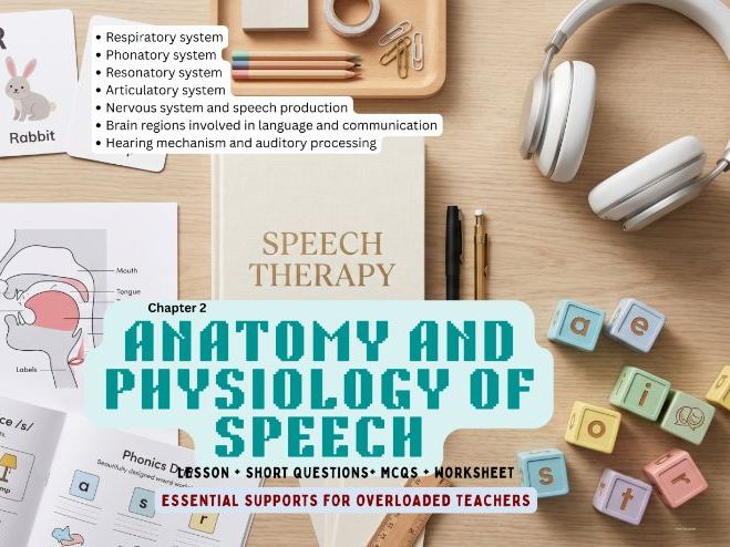 Anatomy and Physiology of Speech: Respiratory, Phonatory, Resonatory & Nervous Systems