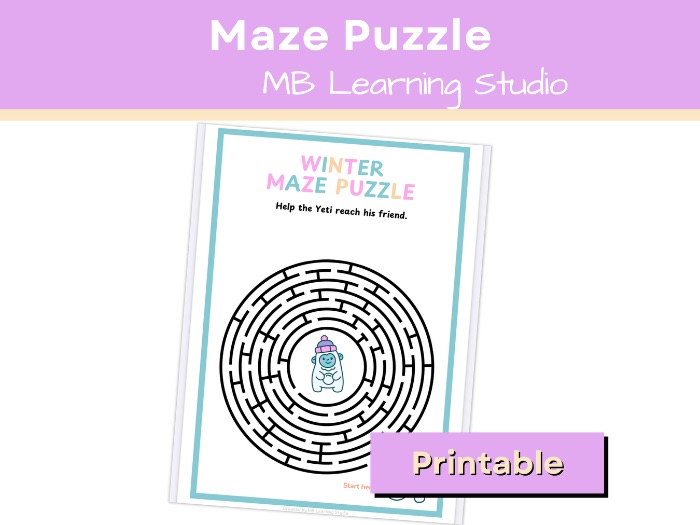 Winter Maze Puzzle