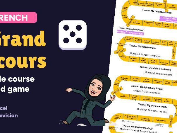 GCSE French Revision Board Game (Edexcel)