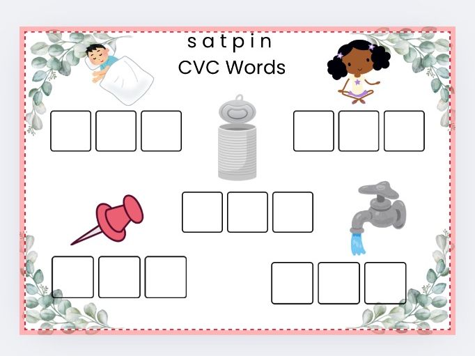 SATPIN CVC Words