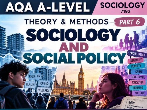 AQA A-Level Sociology Theory & Methods Part 6: Sociology & Social Policy