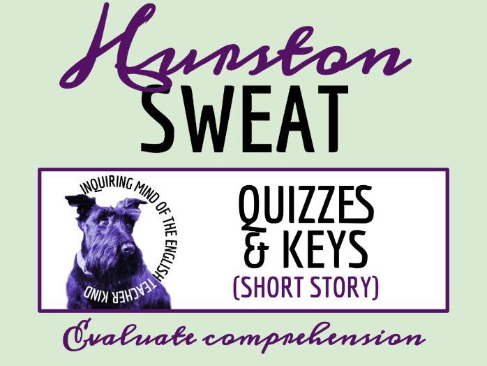 "Sweat" by Zora Neale Hurston Reading Comprehension Quiz and Answer Key