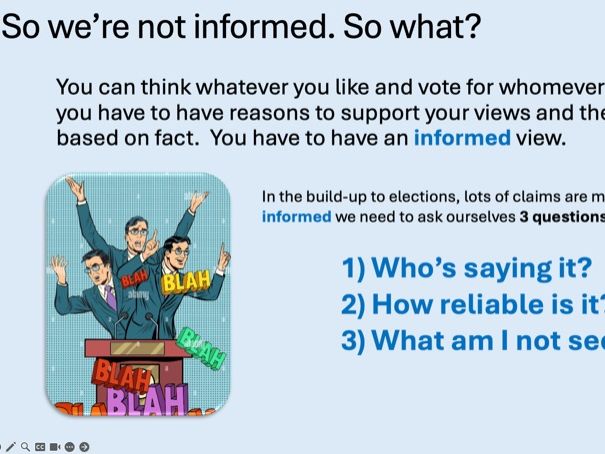 Being an informed voter