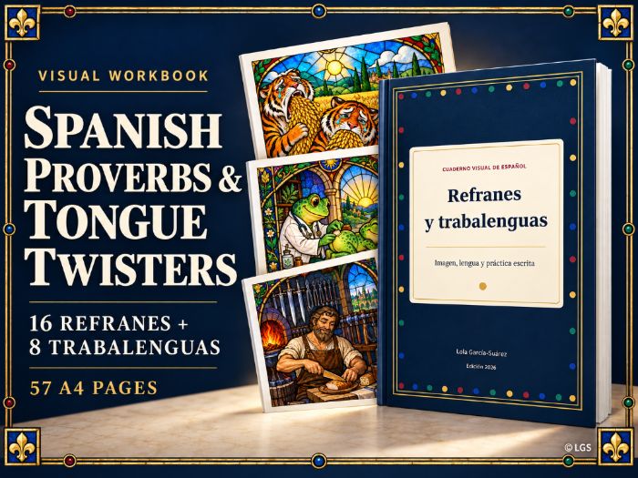 Spanish Proverbs and Tongue Twisters: Visual Workbook PDF