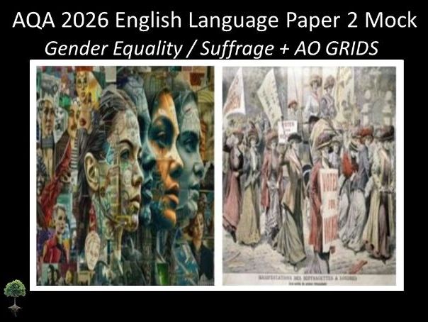 One AQA 2026 GCSE English Language Paper 2 Mock | AO Grids - (Equ)