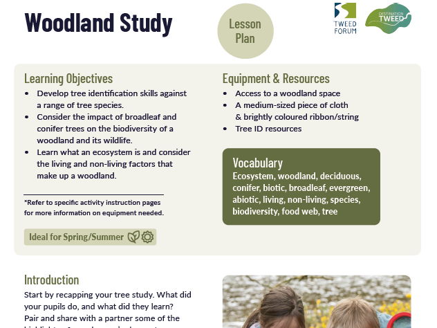 TweedWATCH Education Pack: River Trees and Woodlands