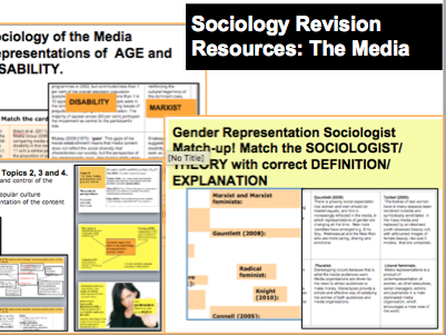 Sociology Revision Resources: The Media