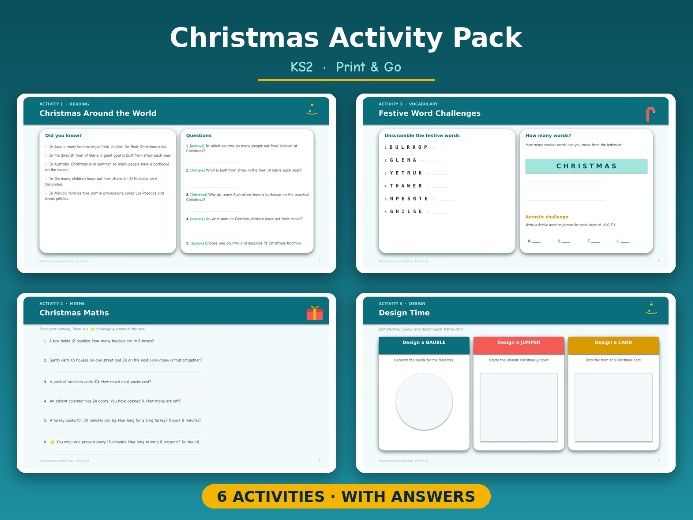 Christmas Activity Pack (KS2)