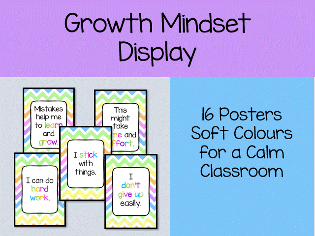 Growth Mindset Display Posters