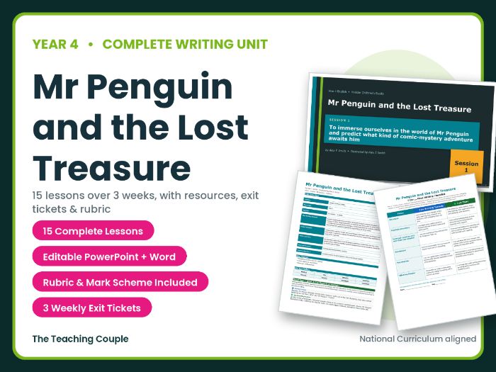 Mr Penguin and the Lost Treasure | Year 4 English Unit