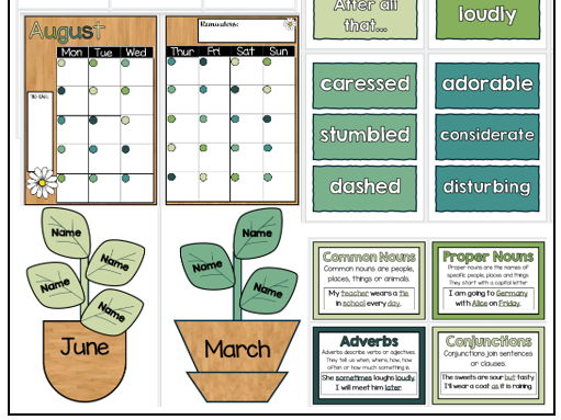 Cool Colours Classroom Bundle!