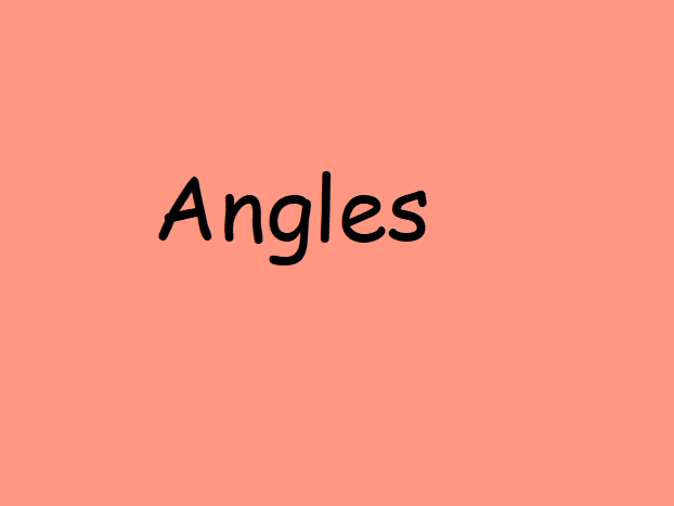 Angles year 4