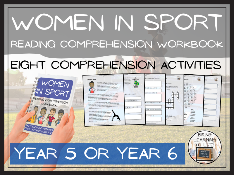 Women in Sport Reading Comprehension Workbook | Year 5 or Year 6