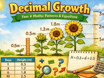 Decimals: Patterns & Equations (Year 4)