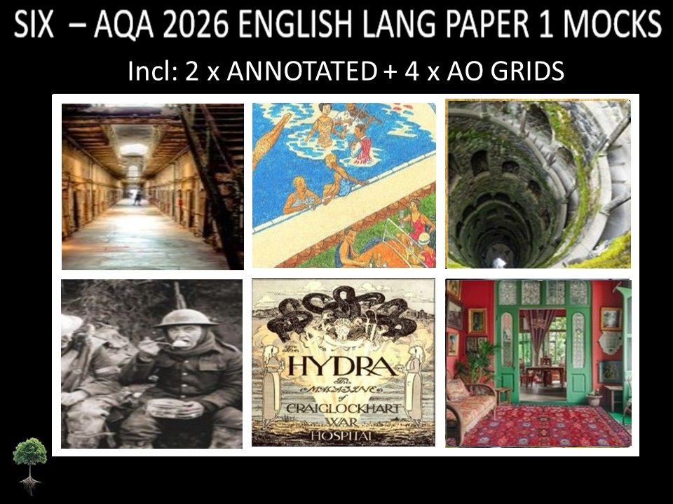 SIX - AQA PAPER 1 | 2026 FULL MOCKS | ANNOTATED | AO GRIDS