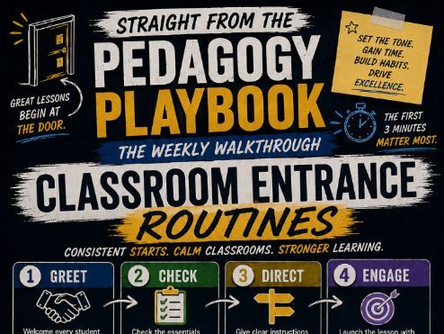 CPD: Pedagogy Playbook - Entrance Routines