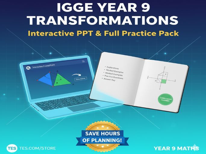 IGCSE Year 9 Transformations | Interactive PPT & Full Practice Pack
