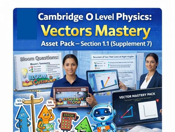 Cambridge Igcse physics Vector mastery pack (Sup 7)