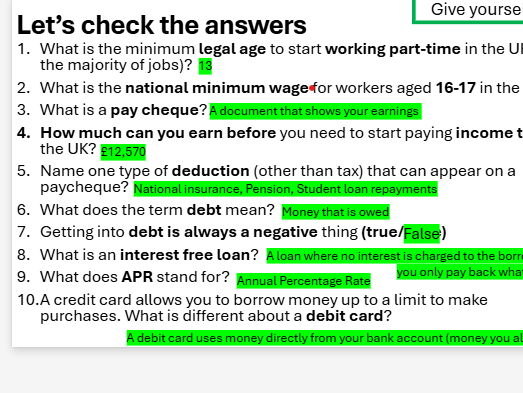 KS4 PSHE – Managing Finances & Financial Wellbeing Unit (9 Fully Resourced Lessons)