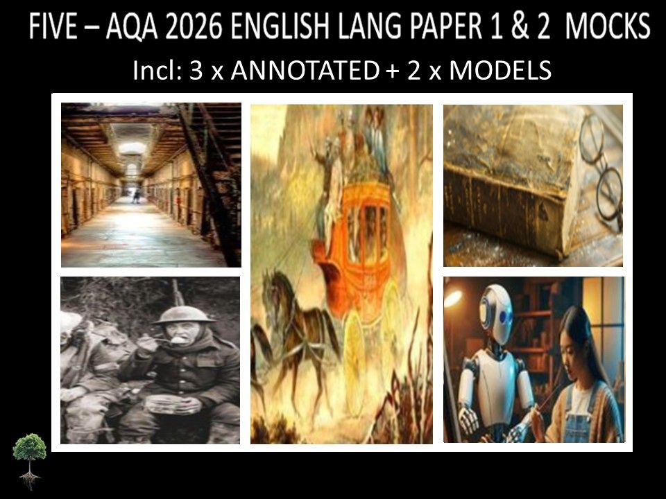 FIVE - AQA PAPER 1 & 2 | 2026 FULL MOCKS | ANNOTATED | MODELS