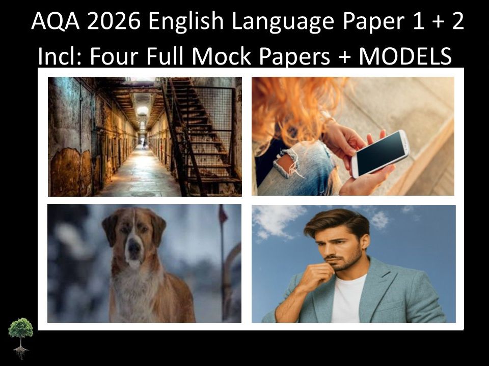 Four AQA 2026 English Language Paper 1 + 2 Full Mocks | MODELS