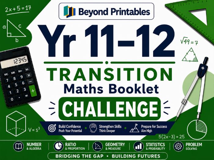 Yr 11 to 12 Maths Transition Challenge Edition HW BOOKLET