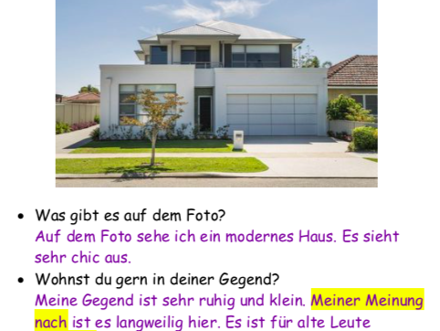 Home, Town, Region Photo Cards German
