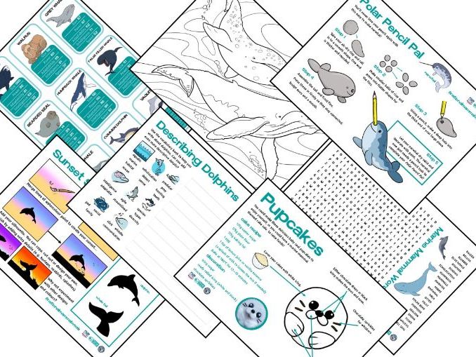 Magnificent Marine Mammals Activity Pack