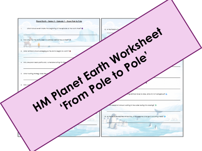 Planet Earth S1: Ep1 Worksheet