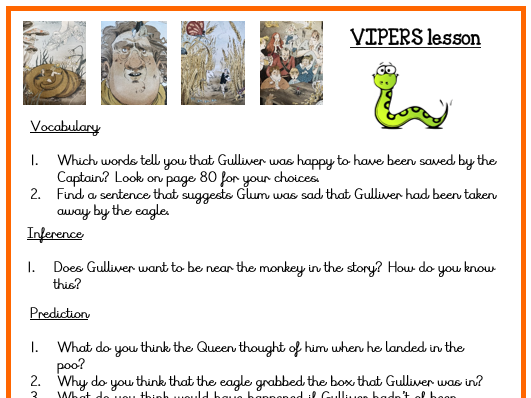 Gulliver's Travels VIPERS set