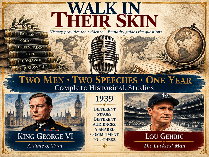 King George VI & Lou Gehrig: Full Studies