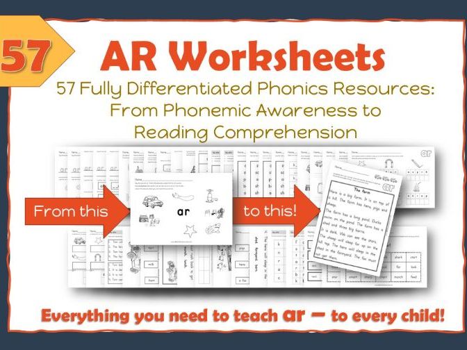 57 AR Worksheets - Fully differentiated