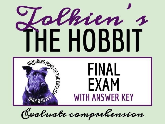The Hobbit Test, Answer Key, and Standards-Based Essay Scoring Rubric