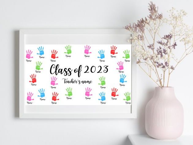 Personalised Class End of Year Print