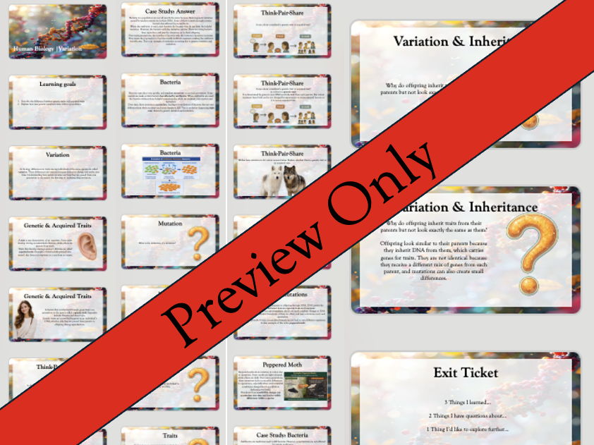 Variation in Biology | Genetic vs Acquired Traits & Mutations | Evolution Introduction (KS3–KS4)