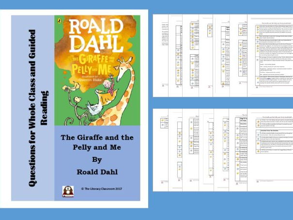 The Giraffe and the Pelly and Me. Differentiated Questions for Whole Class and Guided Reading