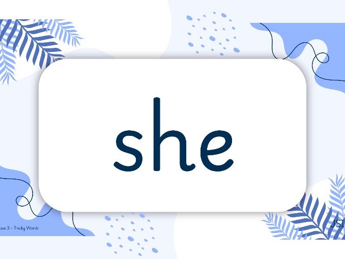 Phase 3 Tricky Words