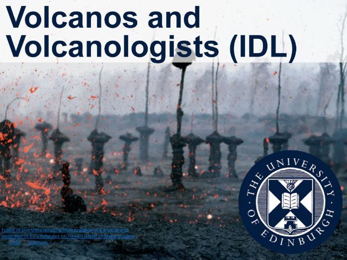 Volcanoes and Volcanologists (IDL)