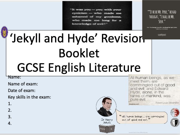Jekyll and Hyde GCSE Revision Lesson/Booklet