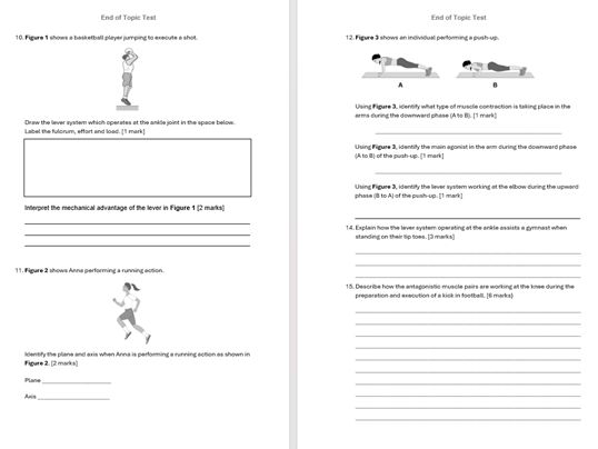 GCSE PE End of Topic Tests