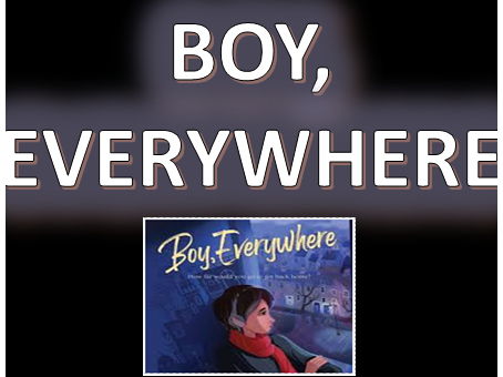 Boy, Everywhere – Guided Reading Comprehension Questions (Chapters 1–Epilogue, Years 6-9)