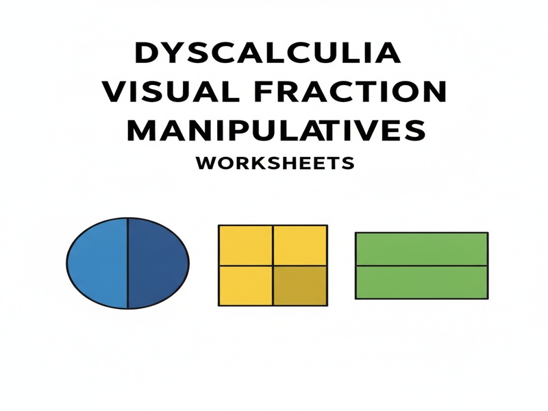 Dyscalculia Visual Fraction Manipulatives