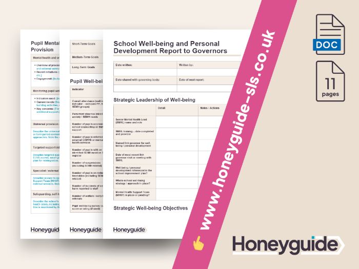 School Well-being and Personal Development Report to Governors
