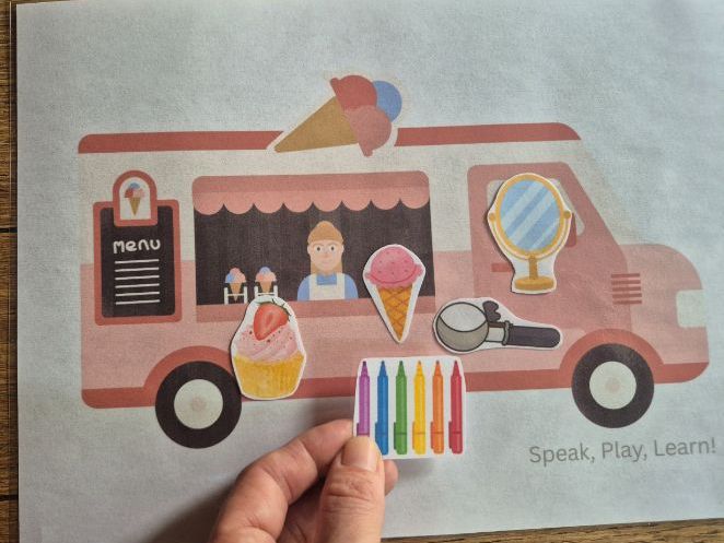 The Ice Cream Van - Speech & Language game / Mixed-Ability SEN interventions / Maths