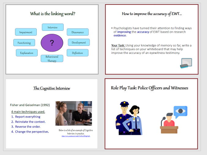 Memory Lesson Bundle