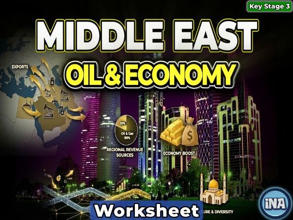 Natural Resources and the Economy in the Middle East - KS3 Geography Worksheet