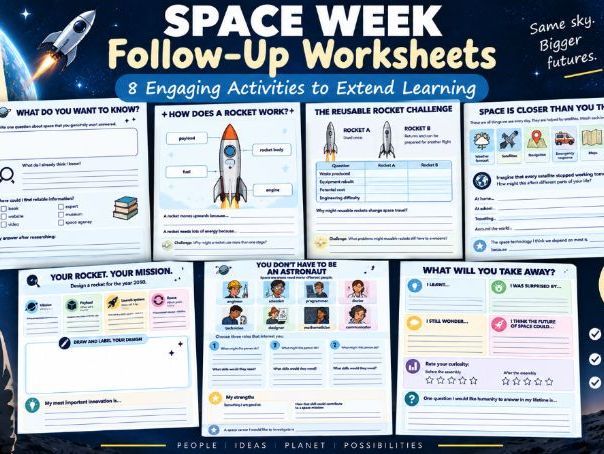 World Space Week 2026 Assembly Pack | Rocket Revolution